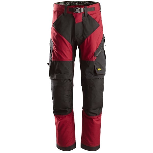 Pantalon FlexiWork+ rouge/noir